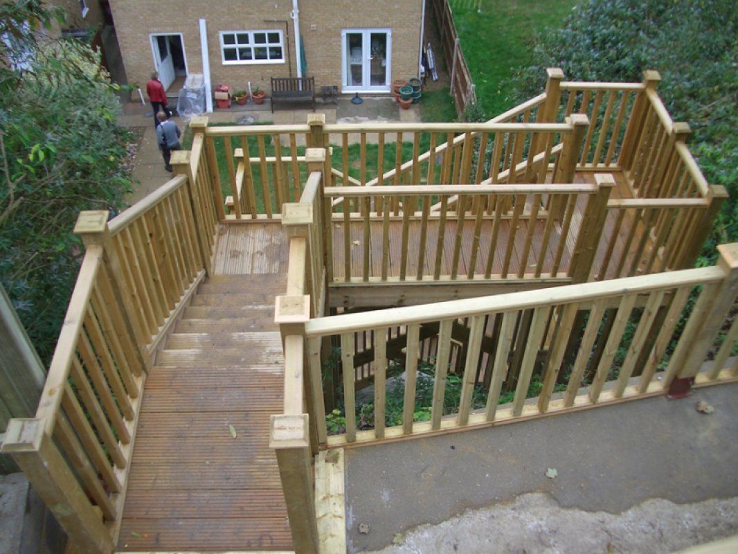 decking, steps, wood