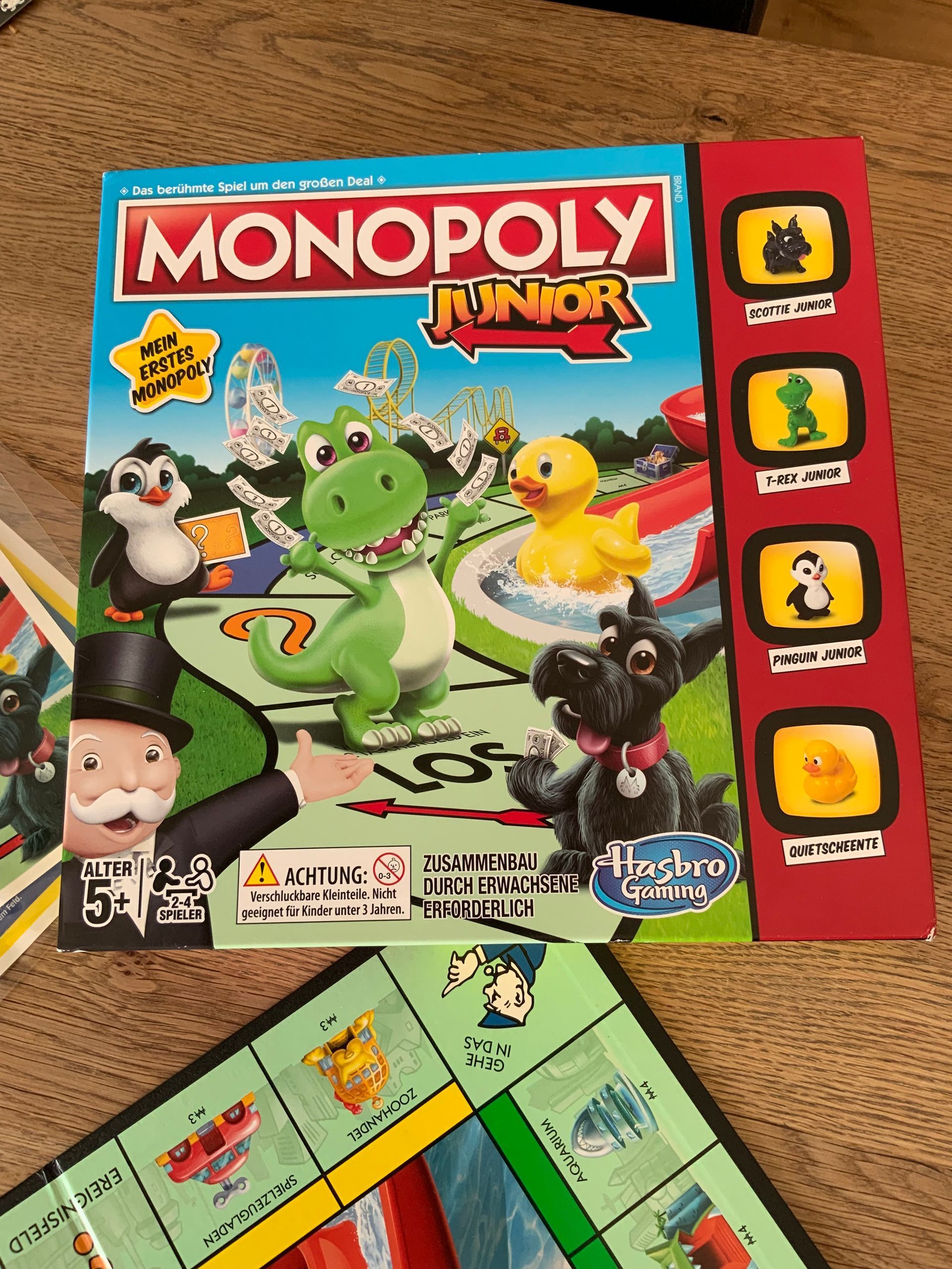 Kinderspiele ab 4 Jahre - Erstes Monopoly