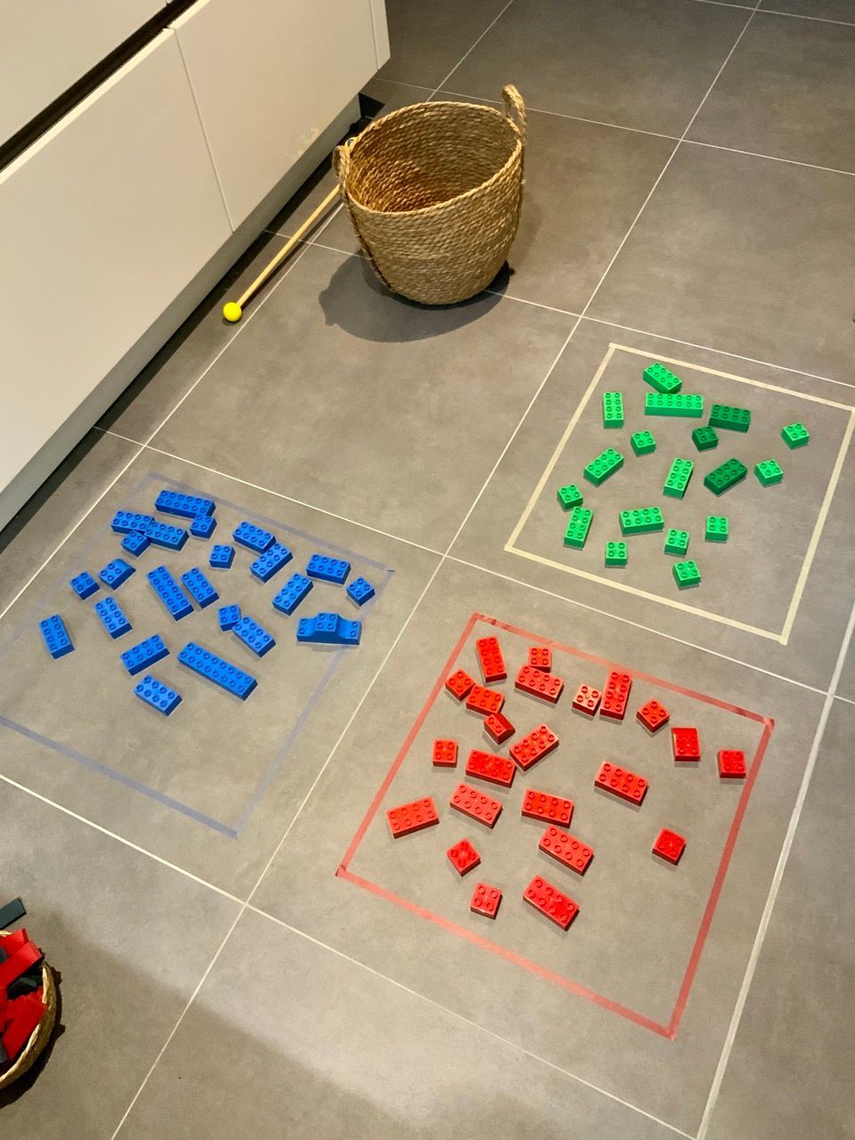 Spielidee - Farben lernen Kleinkind