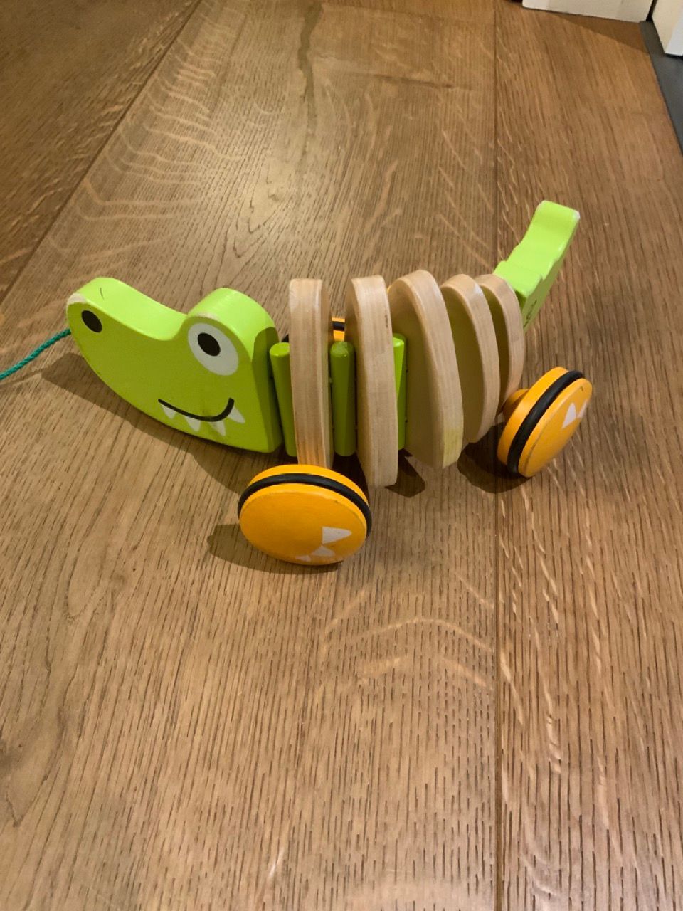 Geschenkidee ab 1 Jahr - Nachziehkrokodil