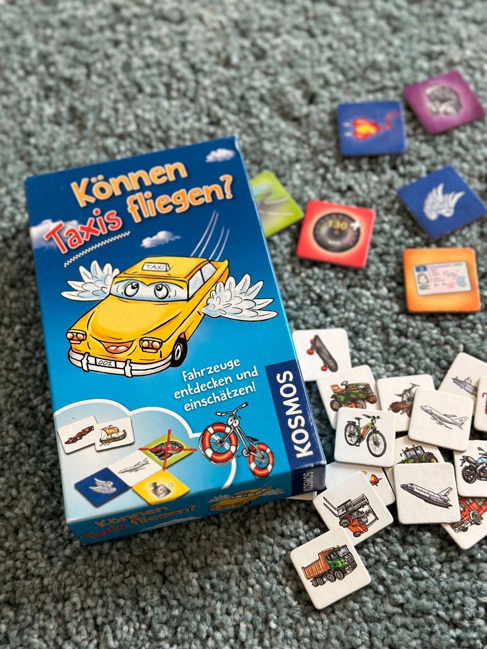 Kinderspiel 5 Jahre - Können Taxis fliegen