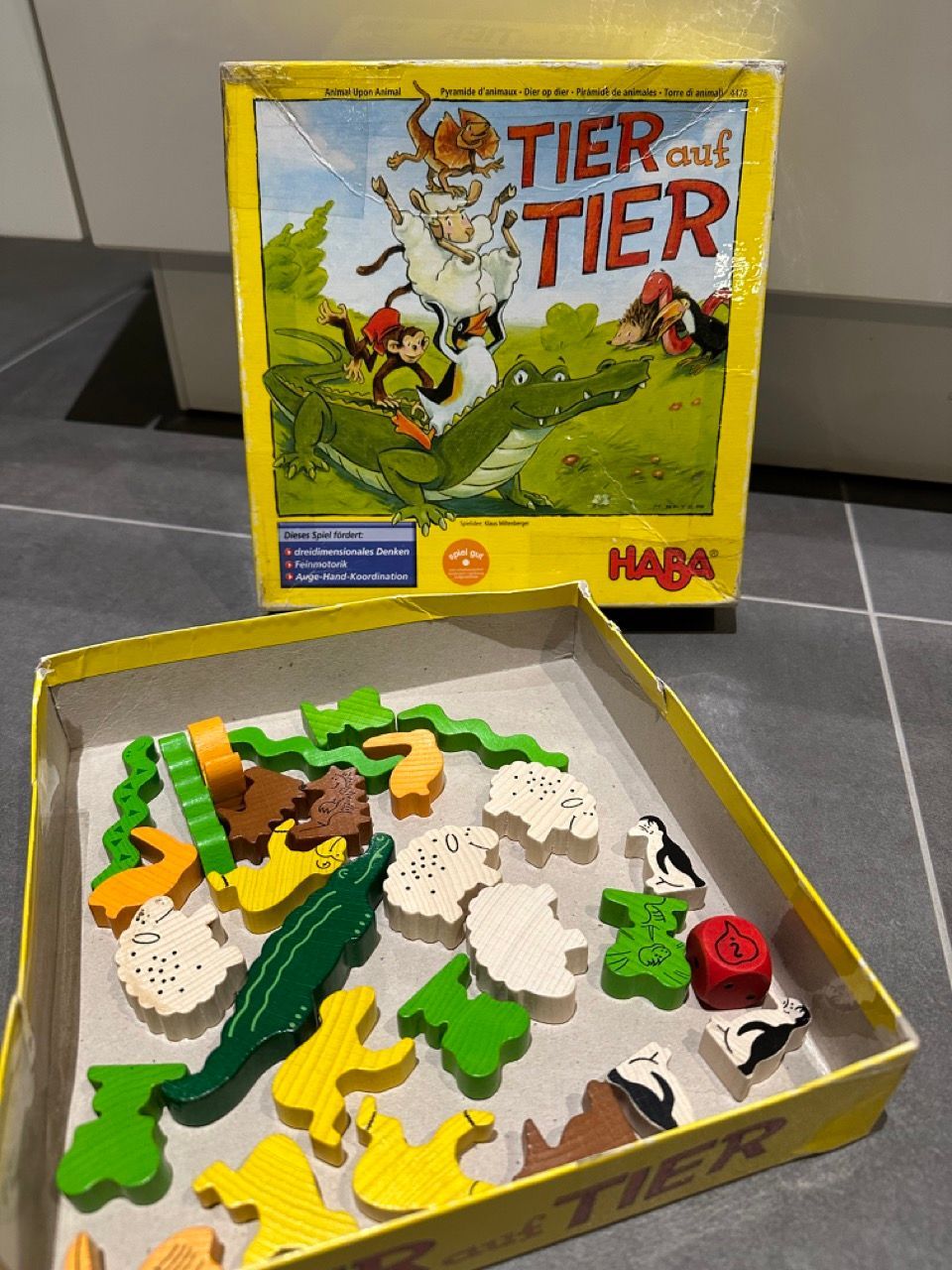 Kinderspiele ab 4 Jahre - Tier auf Tier