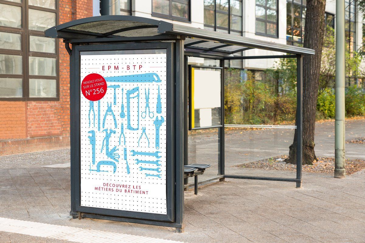 Affiches à plat, affichage urbain, posters...