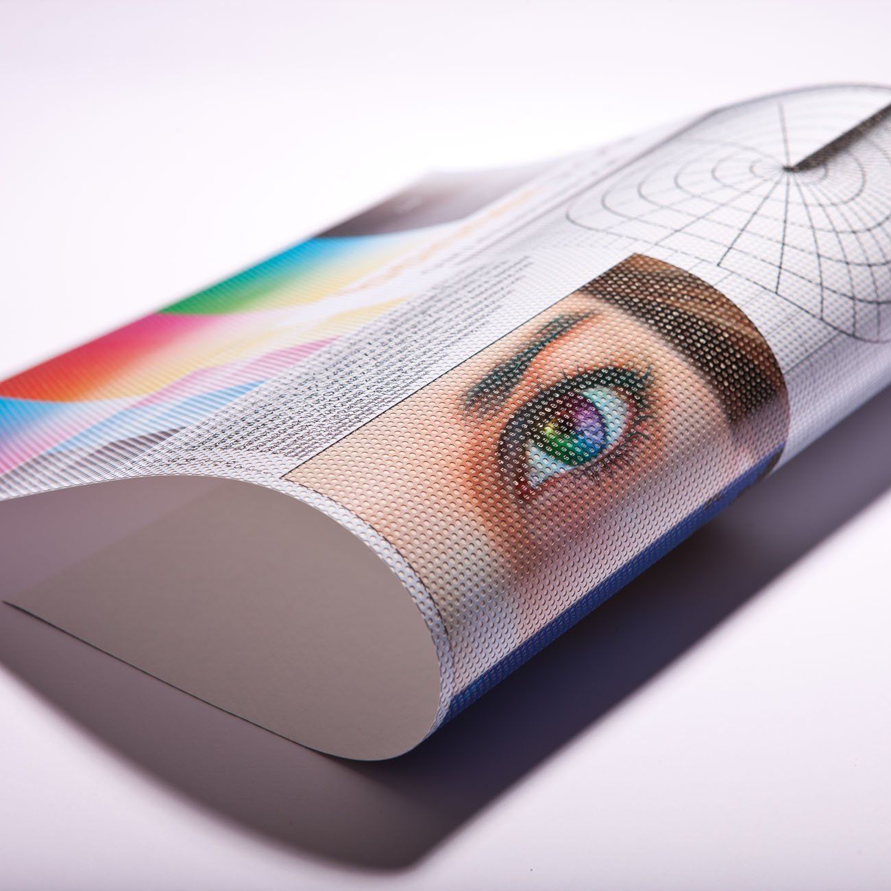 Impression sur adhésif micro-perforé One Vision