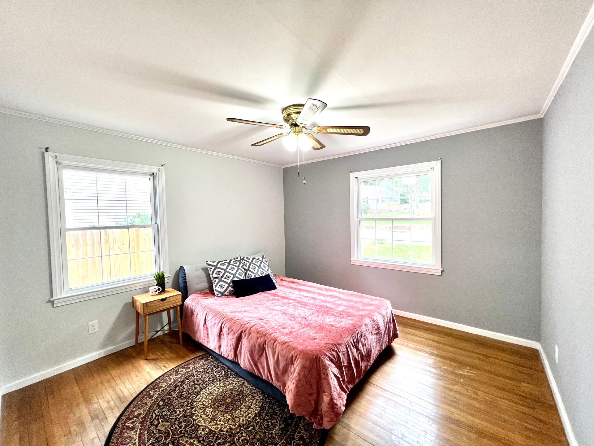 Blow-up mattress gives context and the home sold within days.