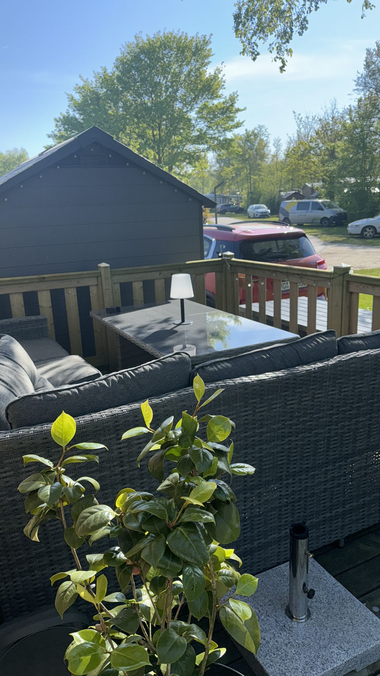 Chill out auf der Terrasse