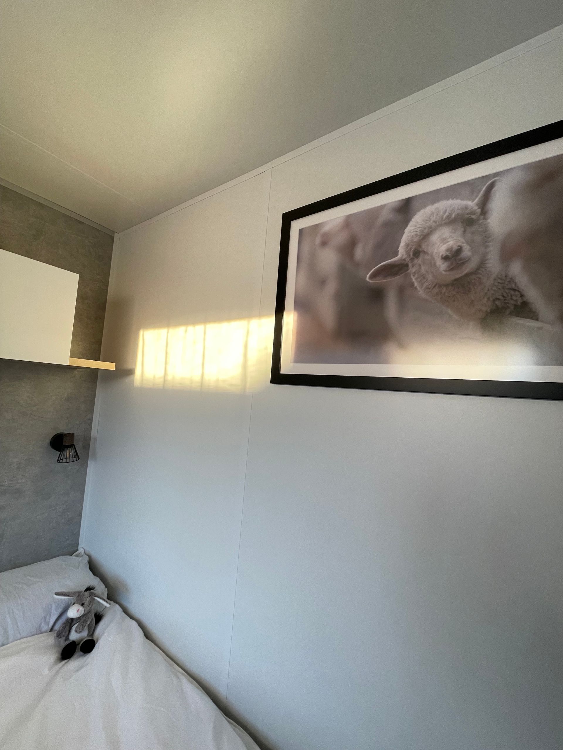 Schäfchen-Zimmer mit 1 Bett