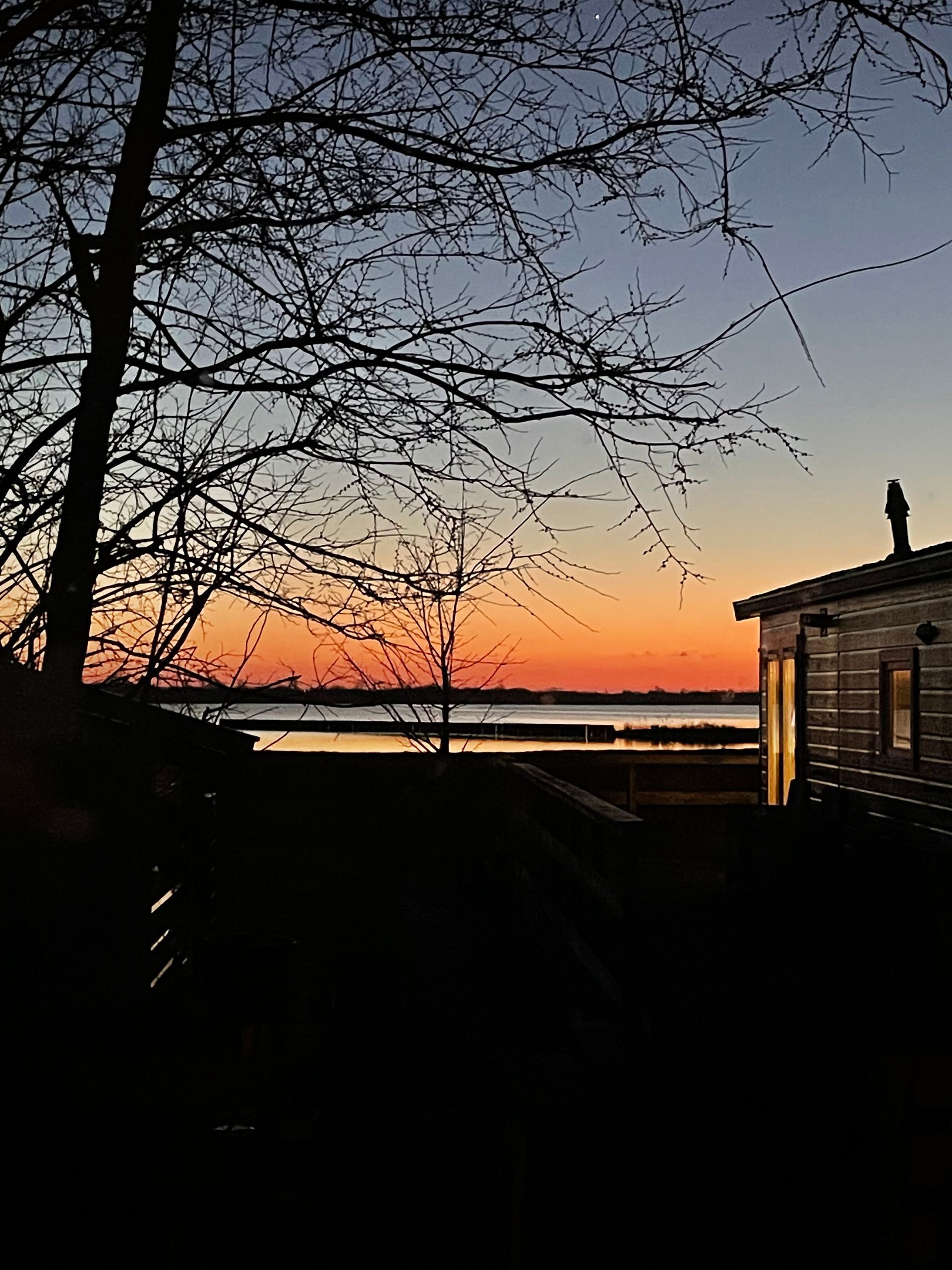Sonnenuntergang am Lauwersmeer