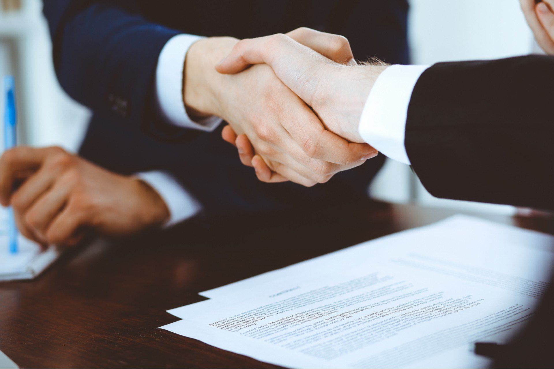 a handshake