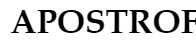 Apostrof - Logo