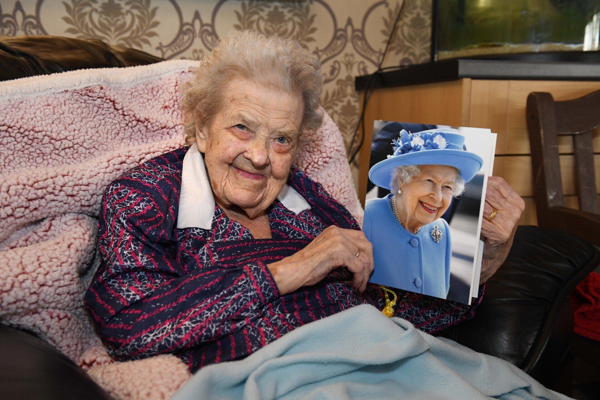 JEAN CELEBRATES 107th BIRTHDAY AT GATESHEAD CARE HOME