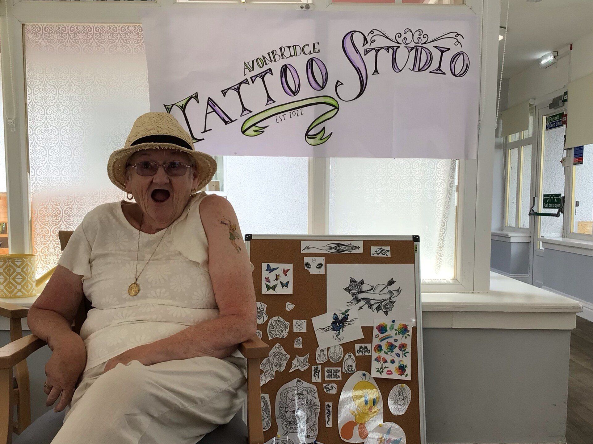 Resident at Avonbridge gets tattoo
