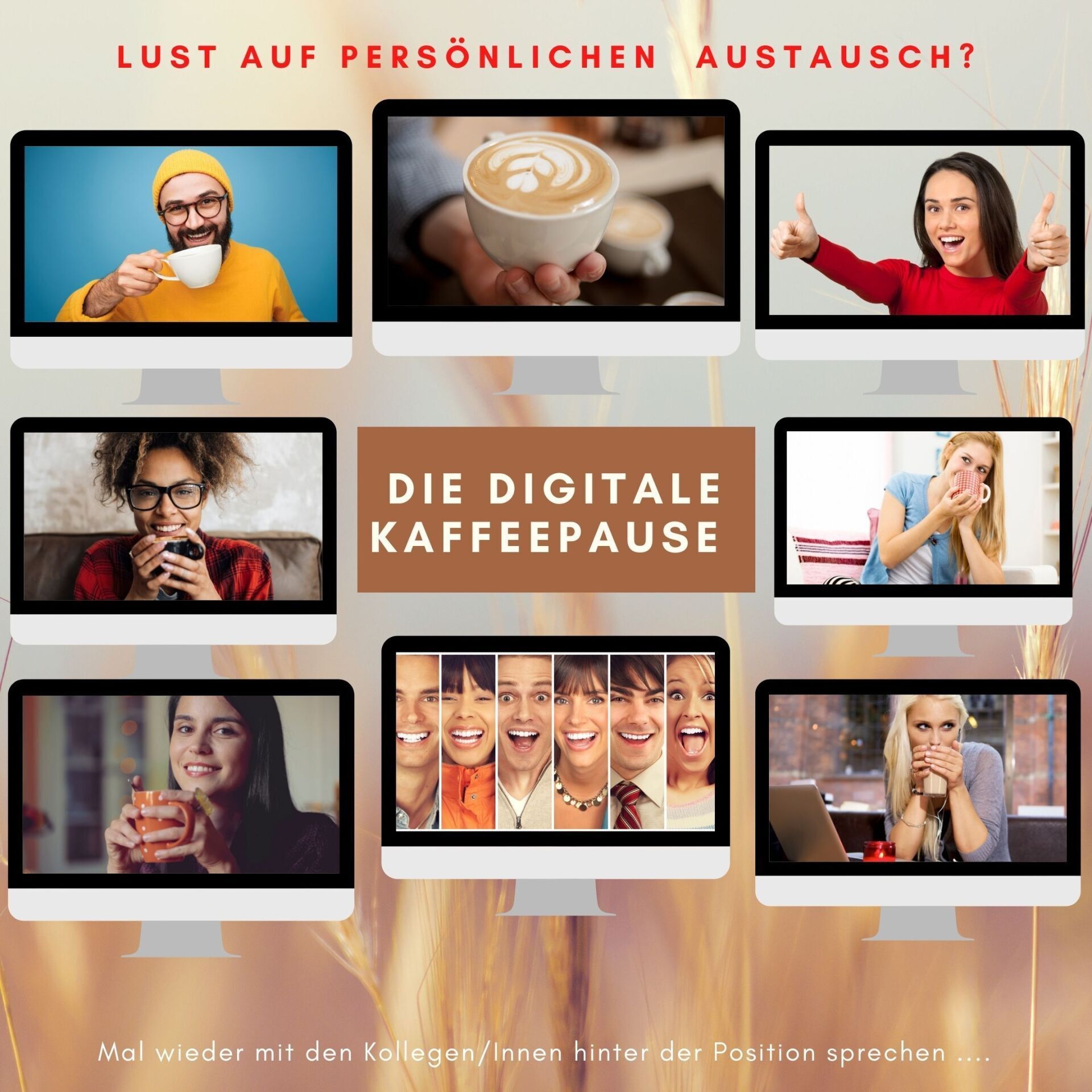 Einladung zur digitalen Kaffeepause