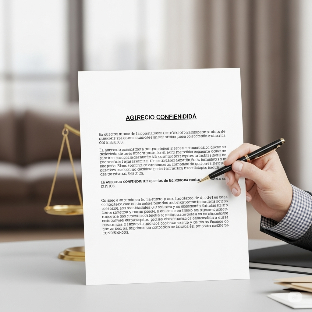 Aacuerdo de confidencialidad para empleadas de hogar