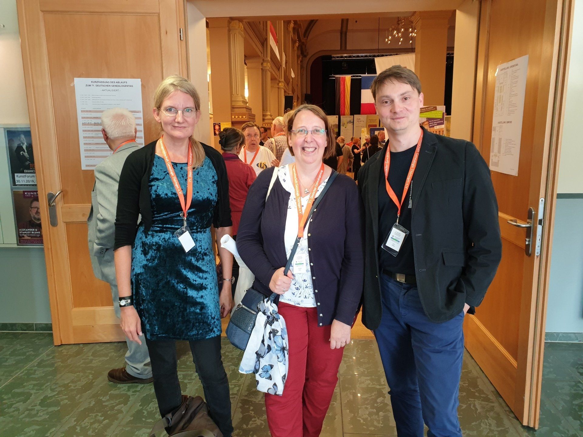 Meeting with other researchers Genealogist, meeting, Gotha, genealogist day, 2019, Claudia Stock, professional genealogist, Germany