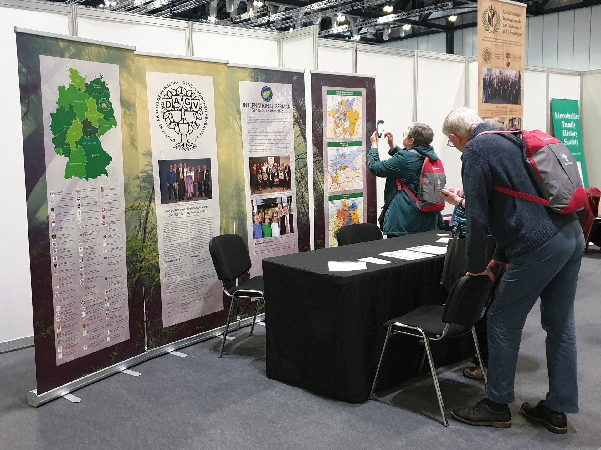 DAGV Stand, RootsTech 2019 London