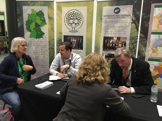 DAGV Stand, RootsTech 2019 London