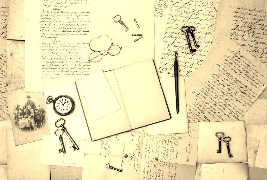 old family documents, photos, letters etc. ancestry, sighting, evaluation, personal documents, ancestor, family research