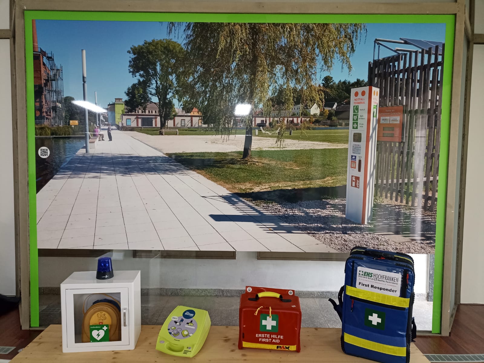 Schaufenster MediTec Marktredwitz Folienbeschriftung für Schaufenster