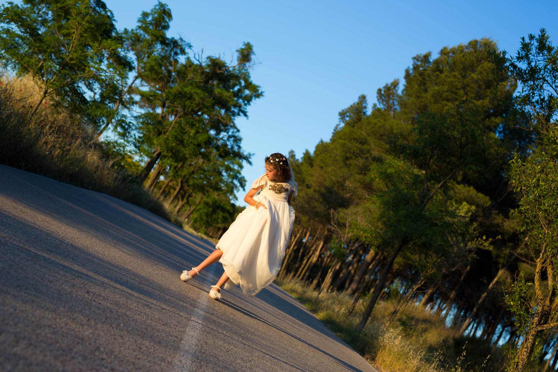 sesiones de primera comunión en exteriores