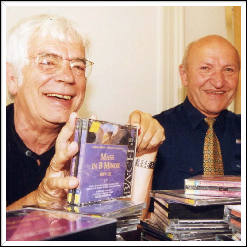 Friedrich Haenssler mit Helmuth Rilling