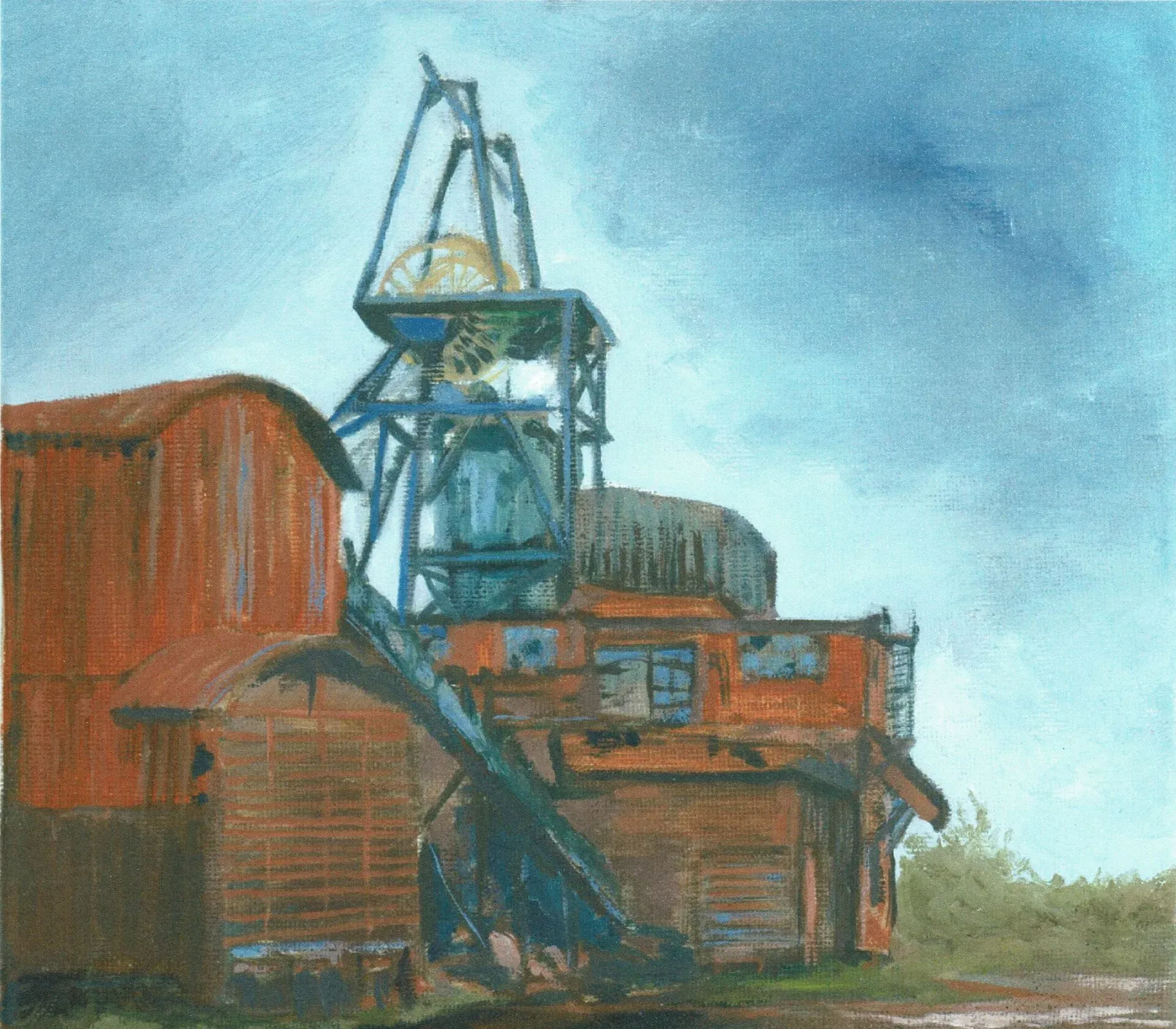 lake district art cumbria florence iron mine heritage graphite gallery oil painting