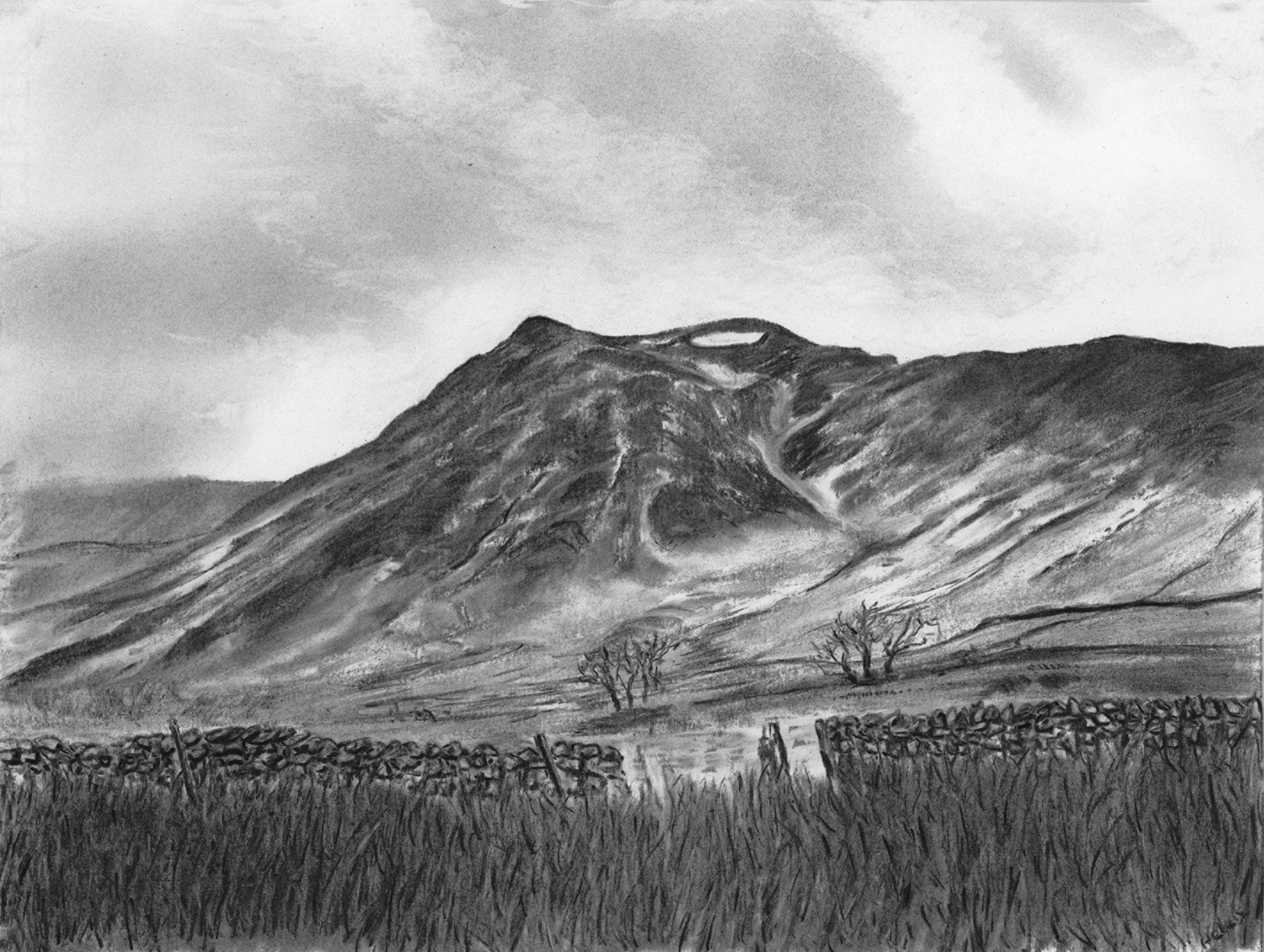 lake district art cumbria newlands valley mine shop dale head heritage graphite gallery charcoal graphite