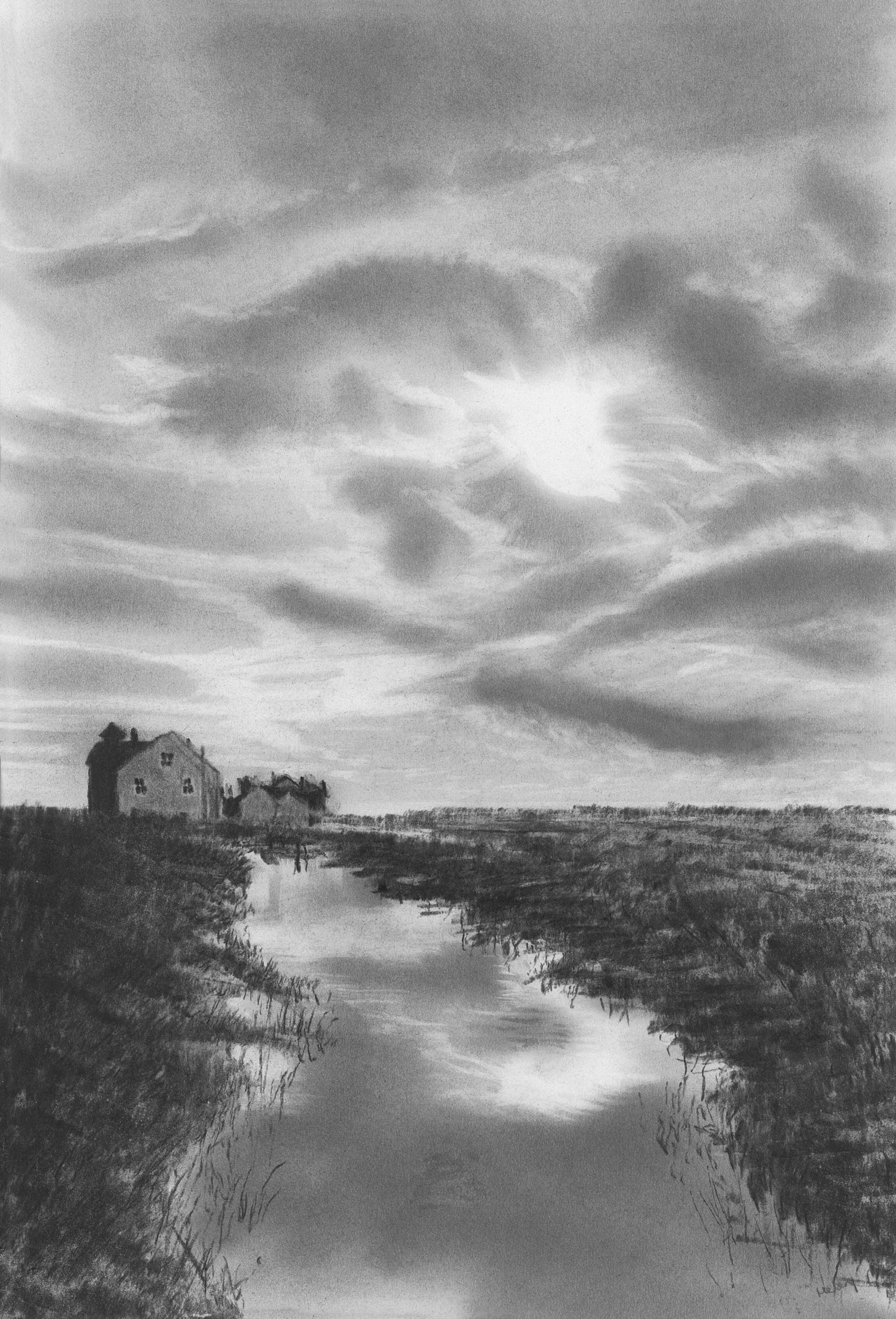 lake district art cumbria honister slate heritage graphite gallery charcoal graphite