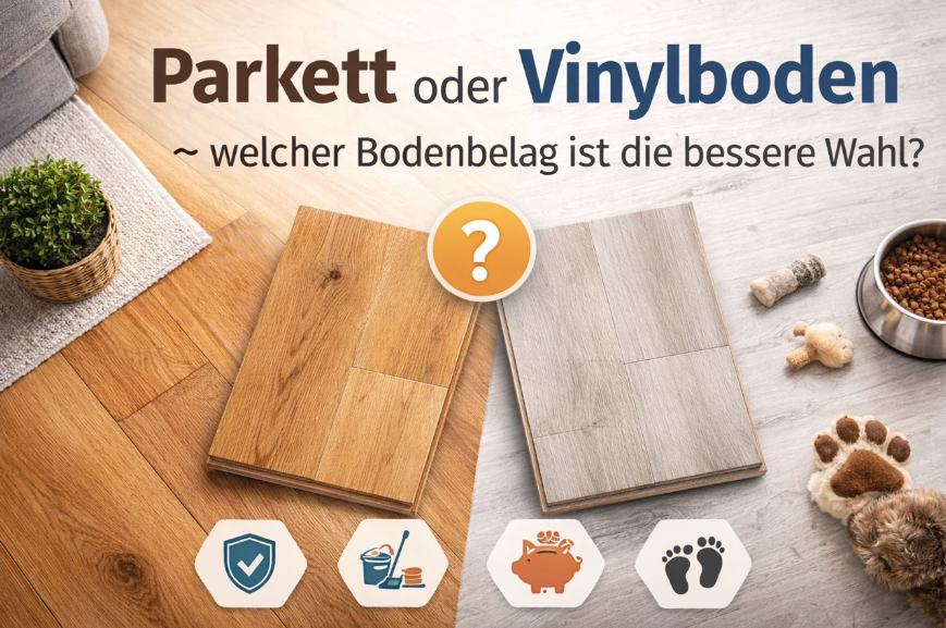 Parkett oder Vinylboden