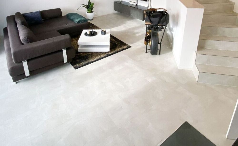 Vinylboden Concrete White Concrete White