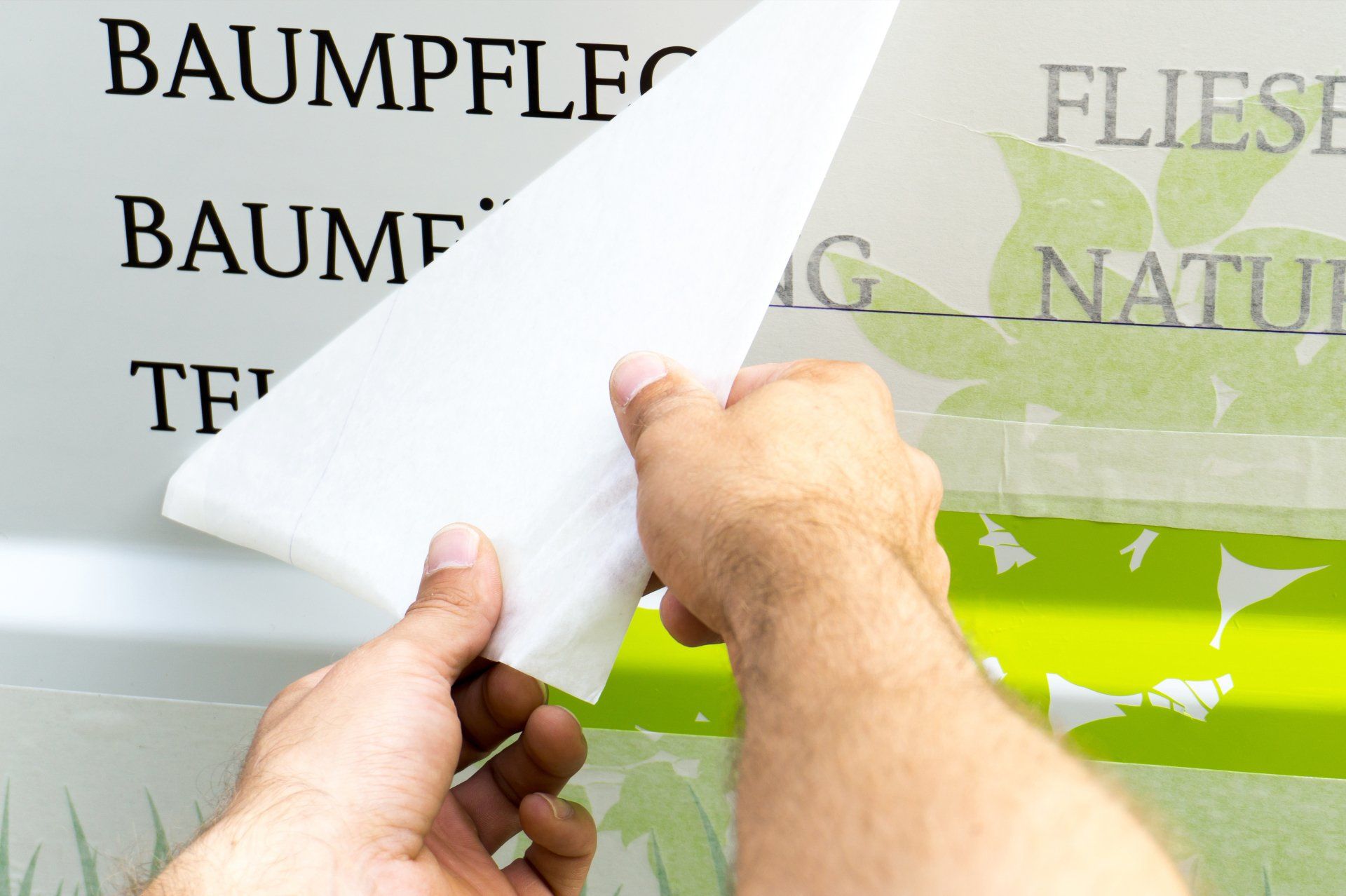 Schaufensterbeschriftung