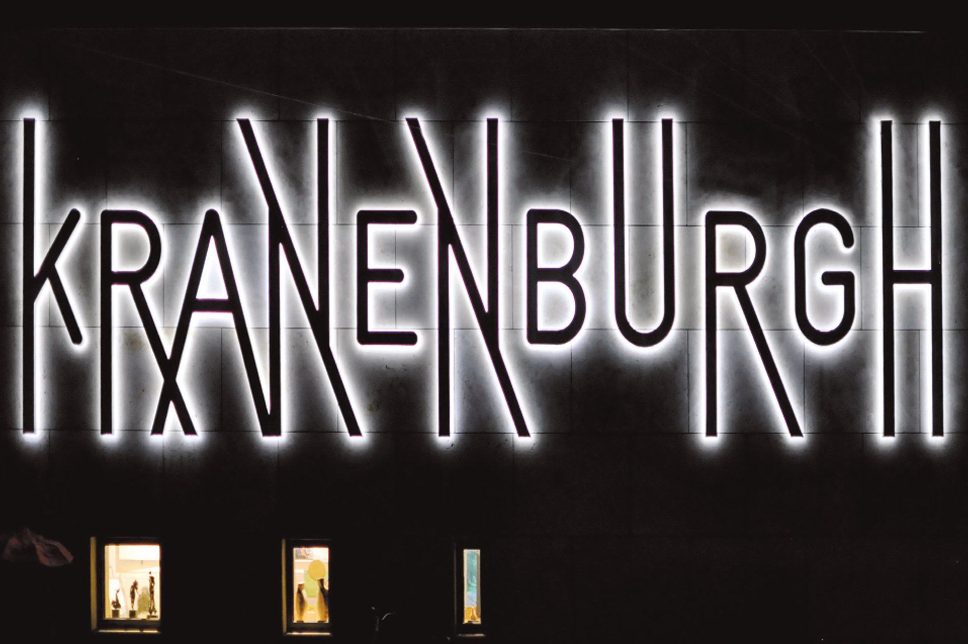 beleuchtete Buchstaben