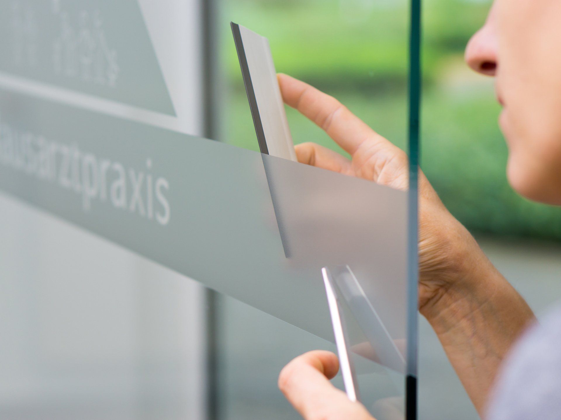 Folien Beschriftungen