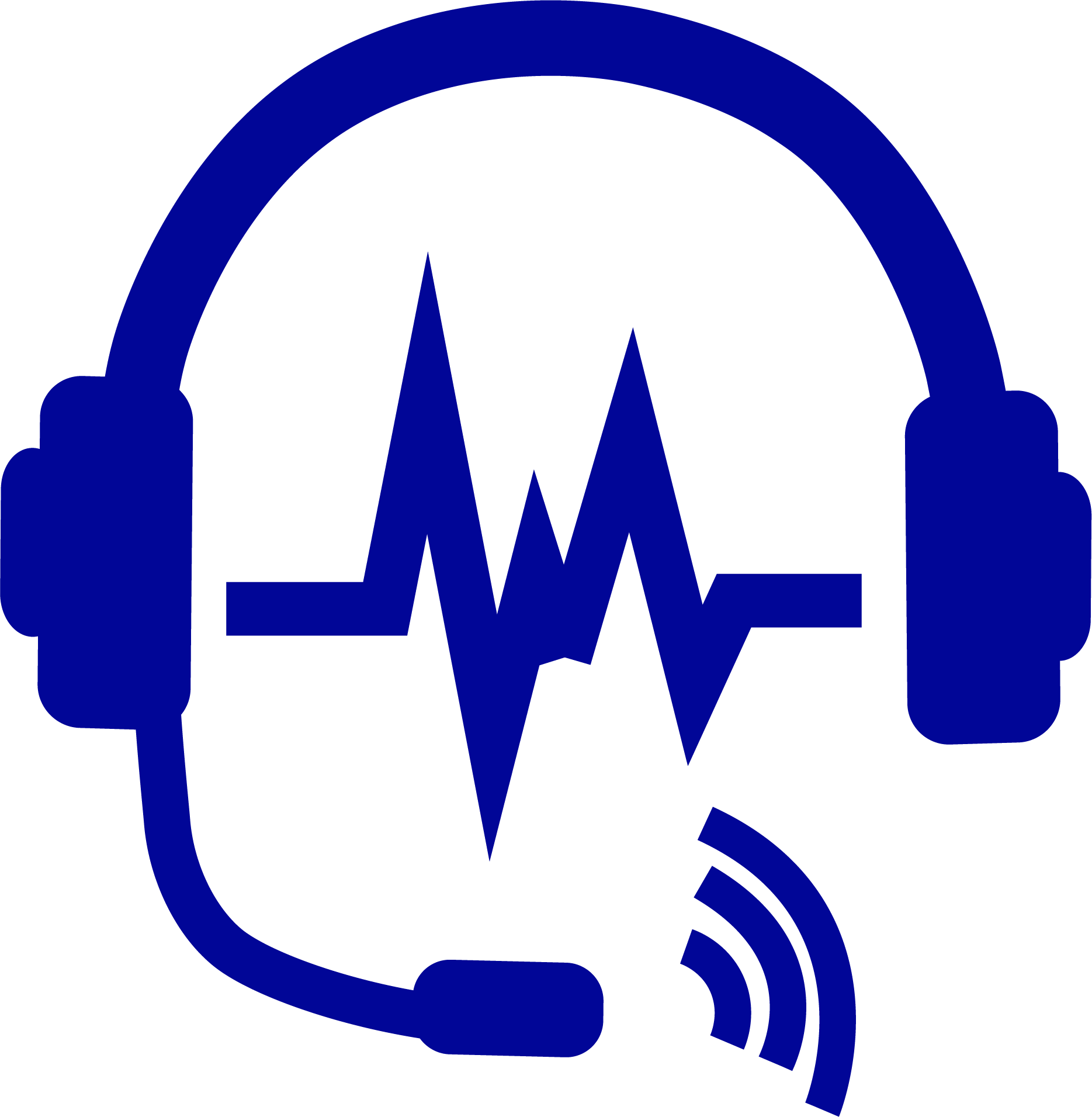 icon blue icon of three people