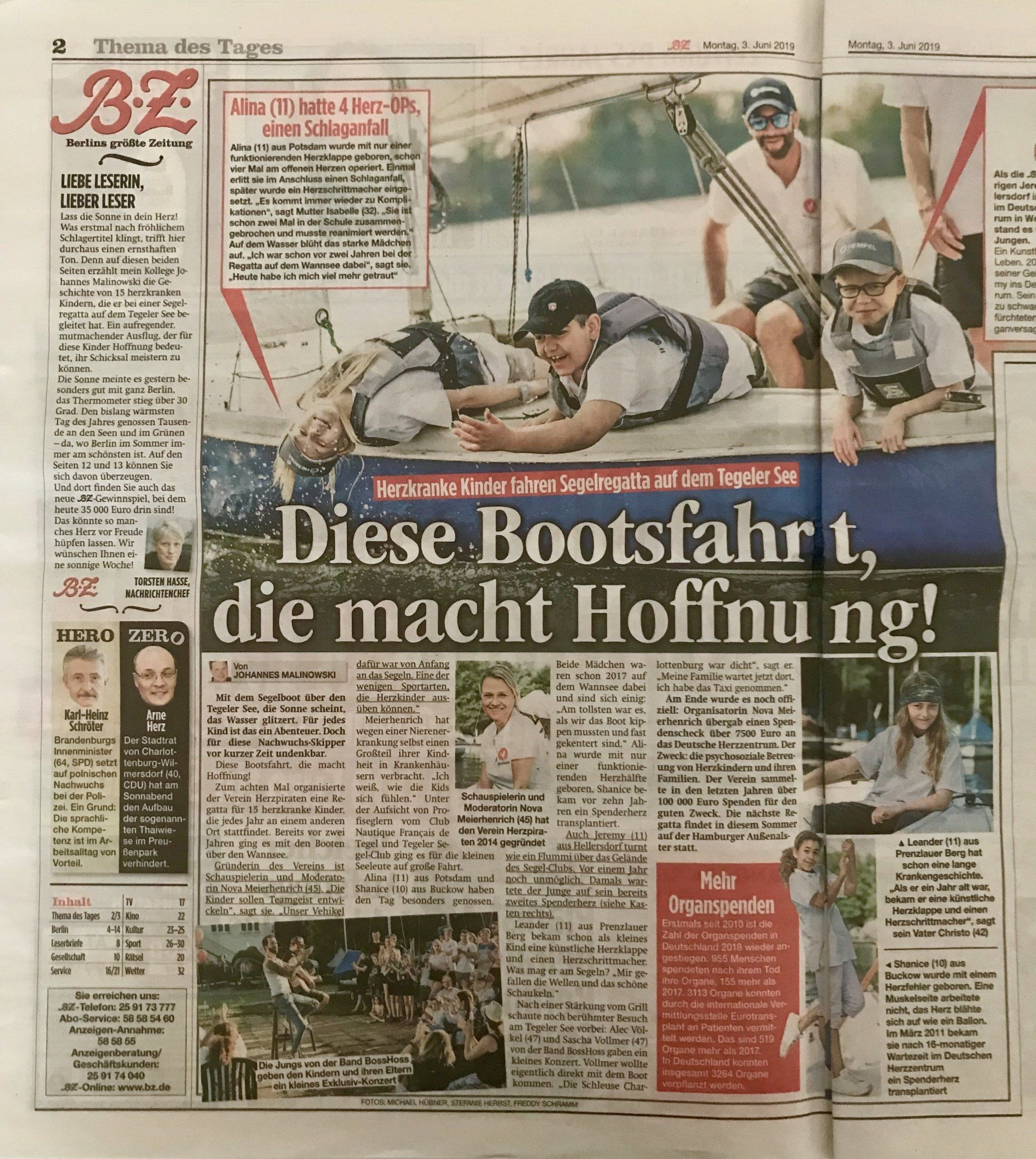 Ausgabe April 2019 Segler-Zeitung