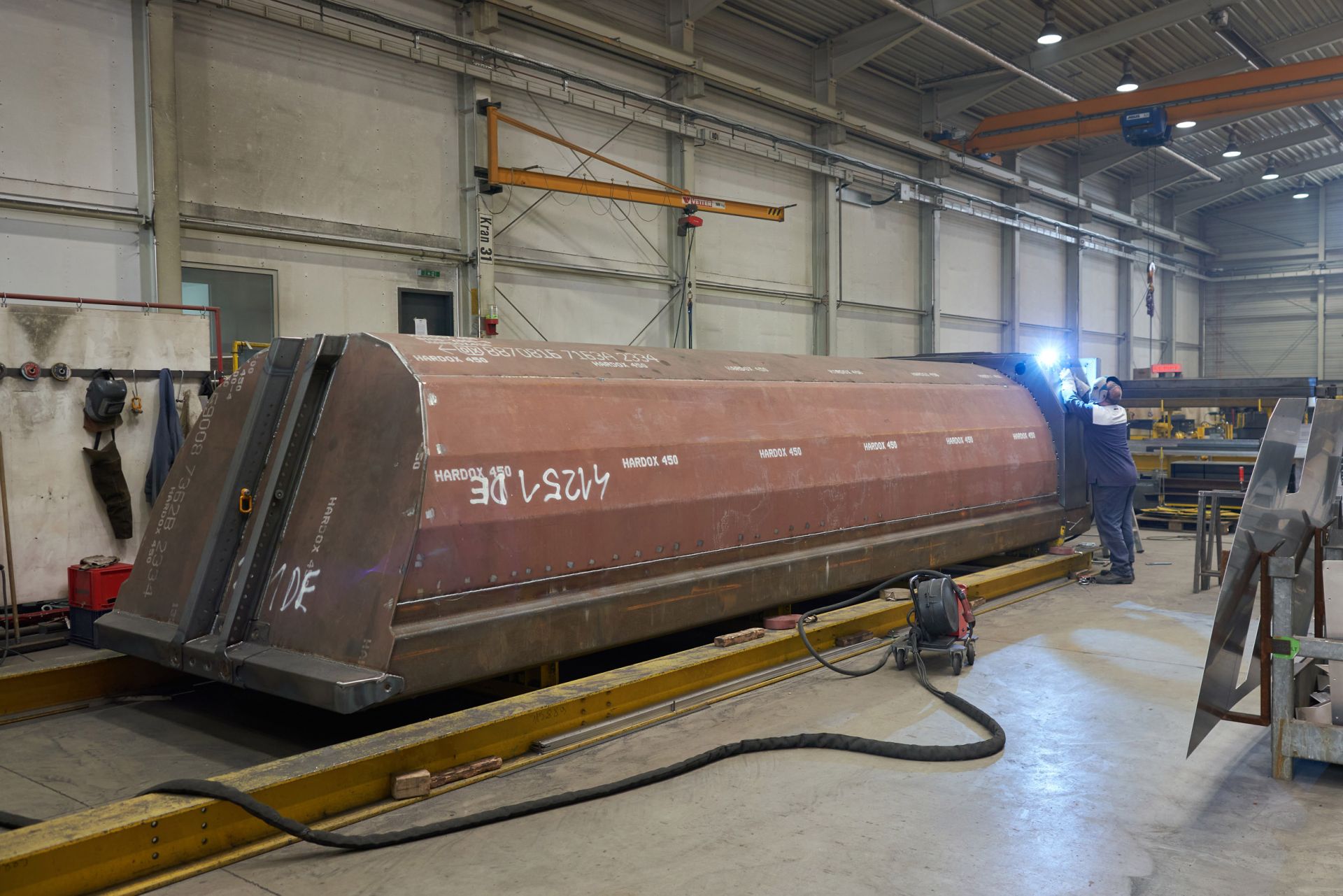 Piezas resistentes al desgaste que vienen de fábrica