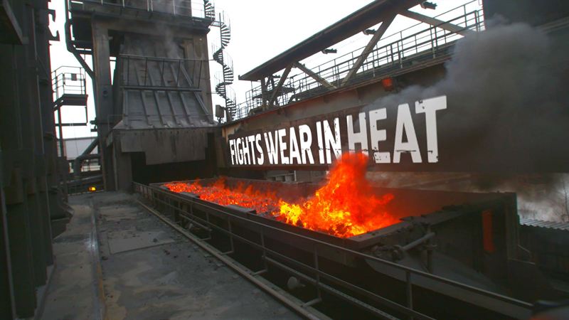 Acero antidesgaste resistente a altas temperaturas
