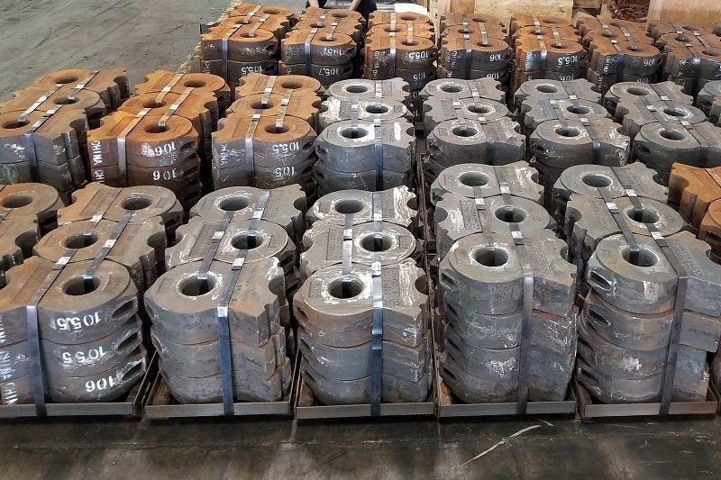 Patrones de martillo para rotores de disco