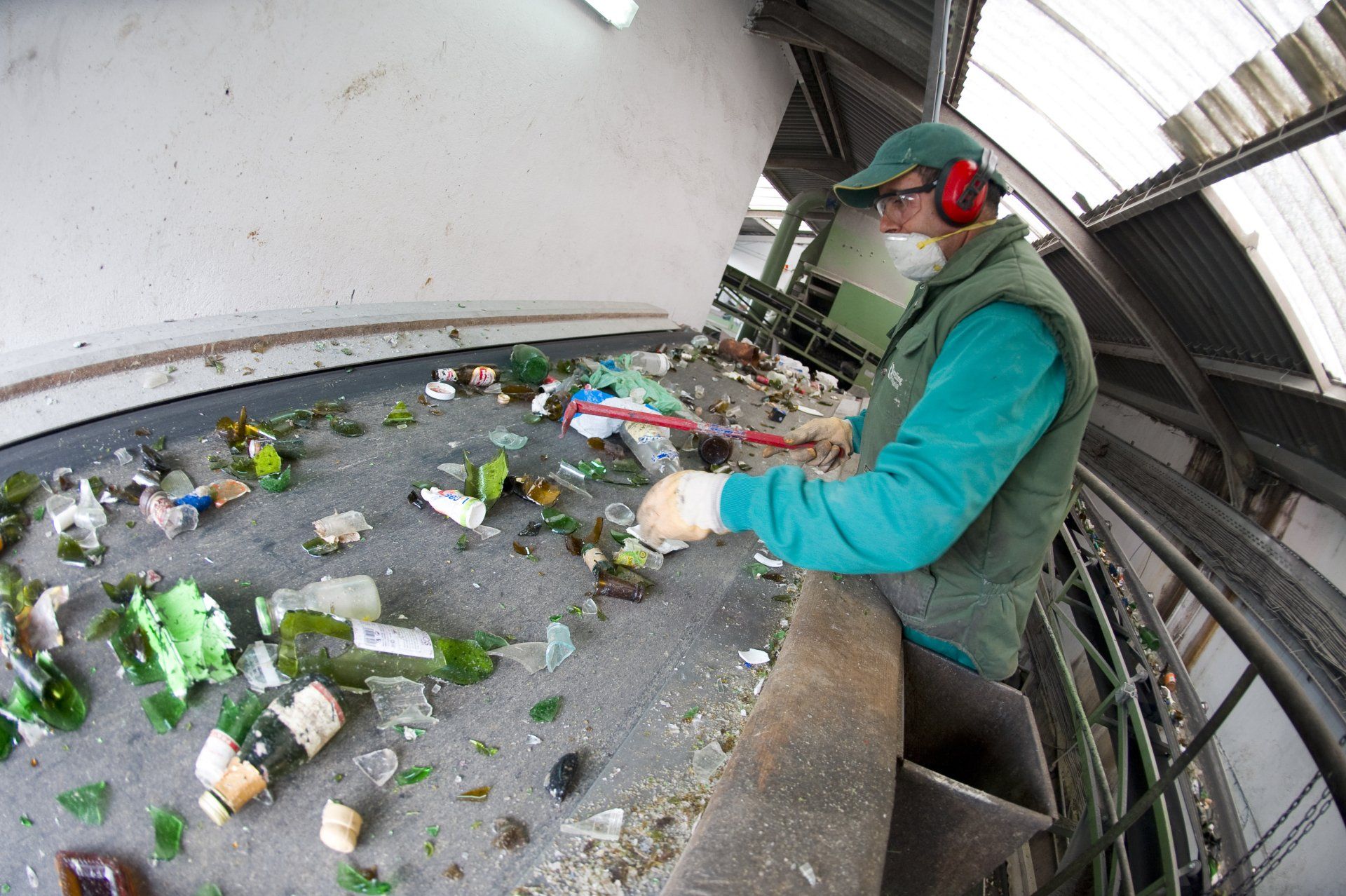 Acero de alta resistencia para reciclaje de vidrio