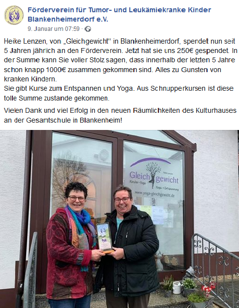 Yoga Gleichgewicht Blankenheim Lenzen