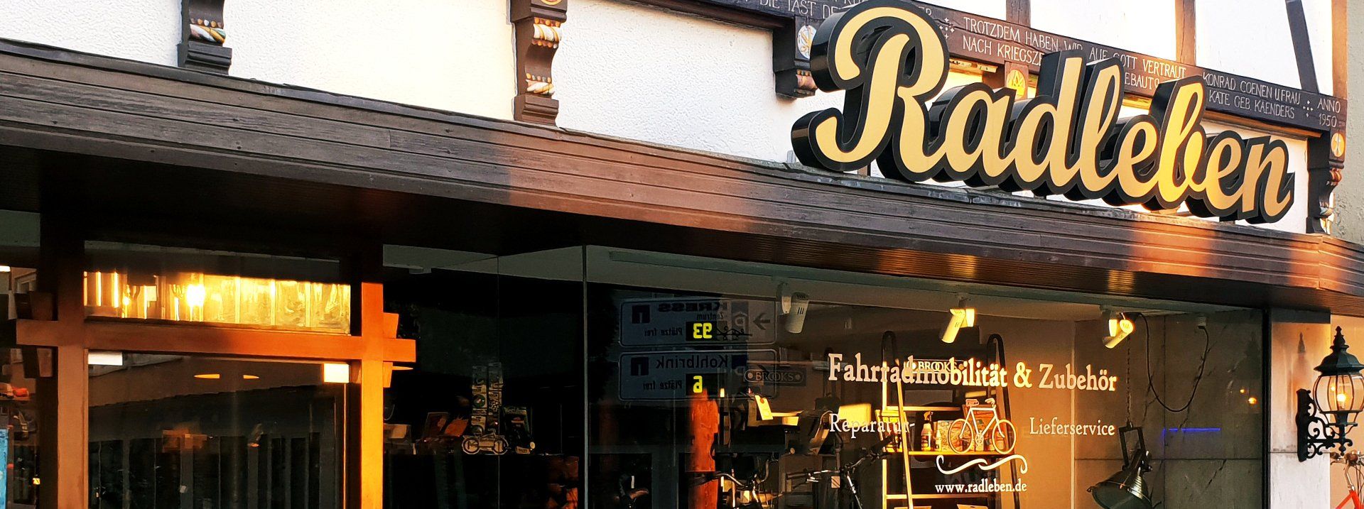 Radleben Fahrradkultur mit Lebensgefühl. Das einzigartige Fahrradgeschäft in der Innenstadt von Soest.