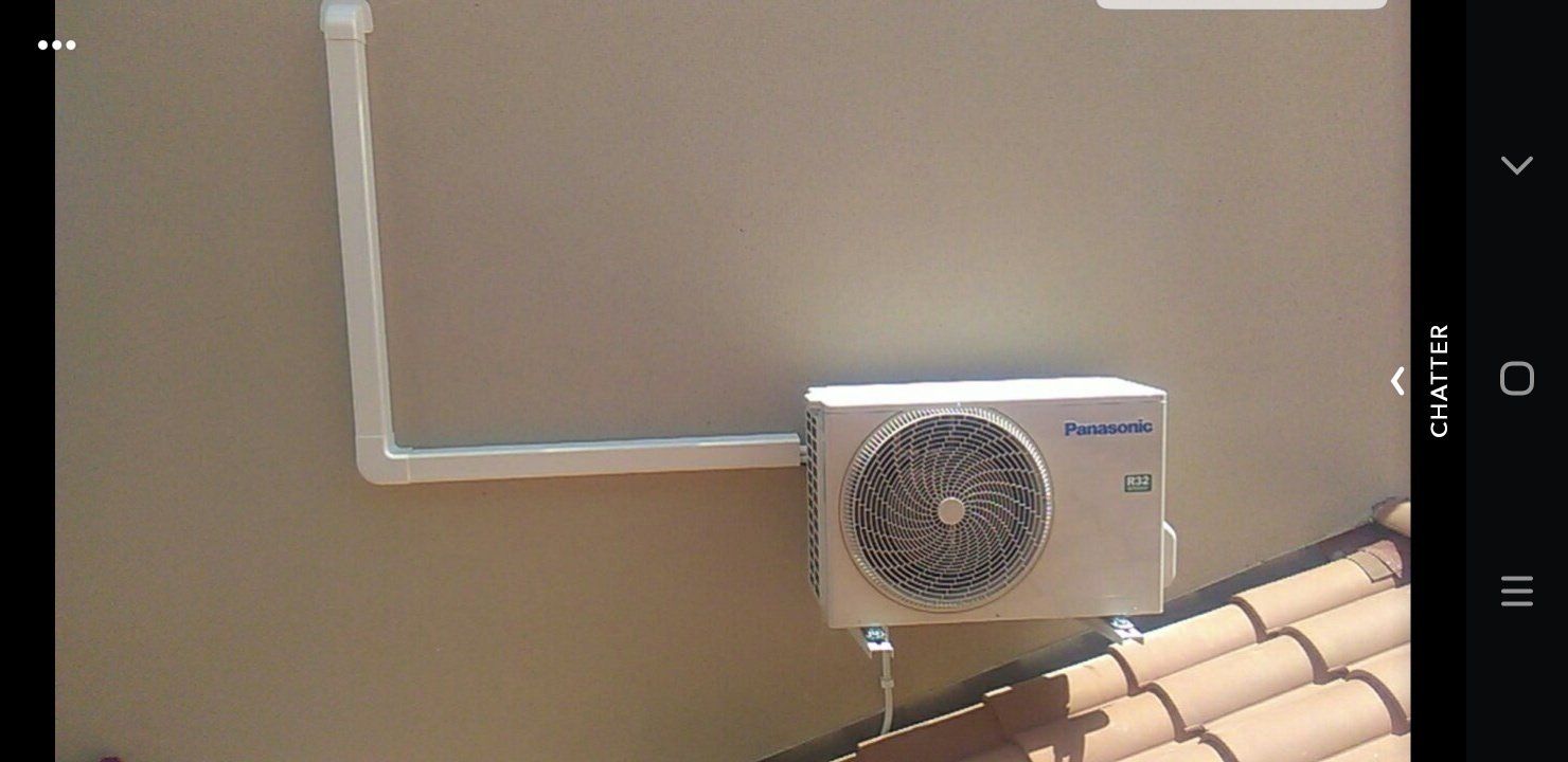 climatisation sur un toit