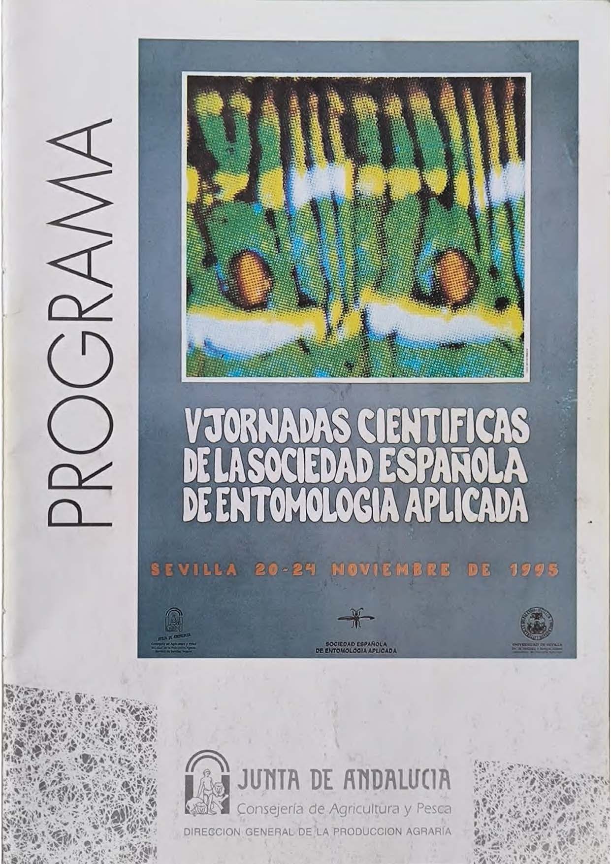 V JORNADAS CIENTÍFICAS DE LA SEEA, SEVILLA 1995