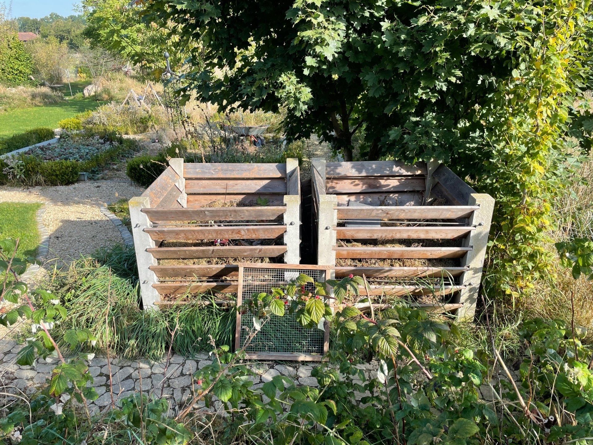 Naturgarten Langenau - Kompostwirtschaft