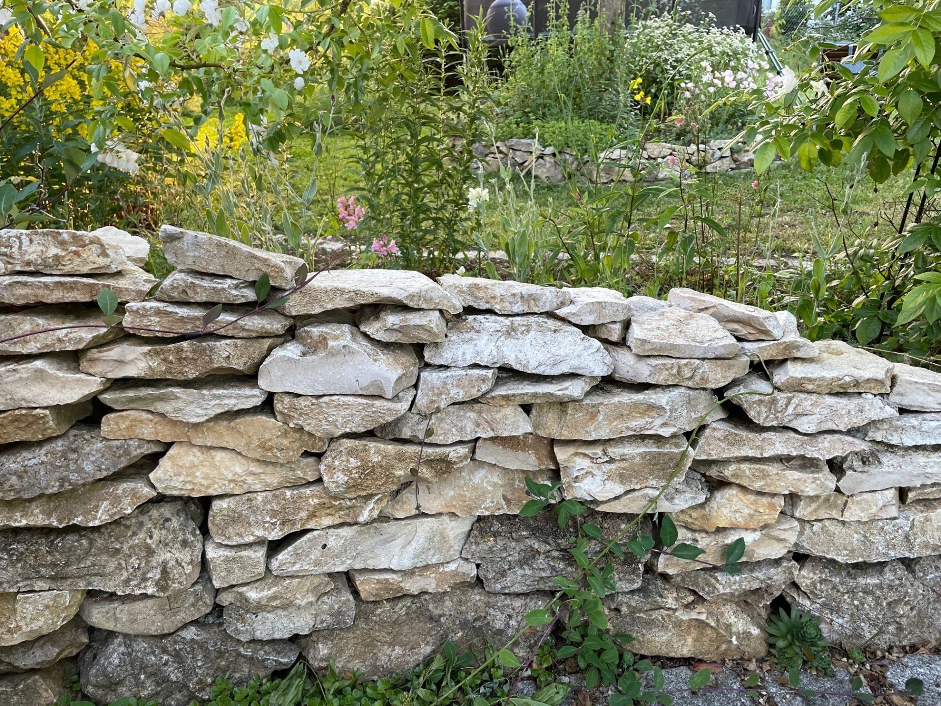 Naturgarten Langenau - Trockenmauern