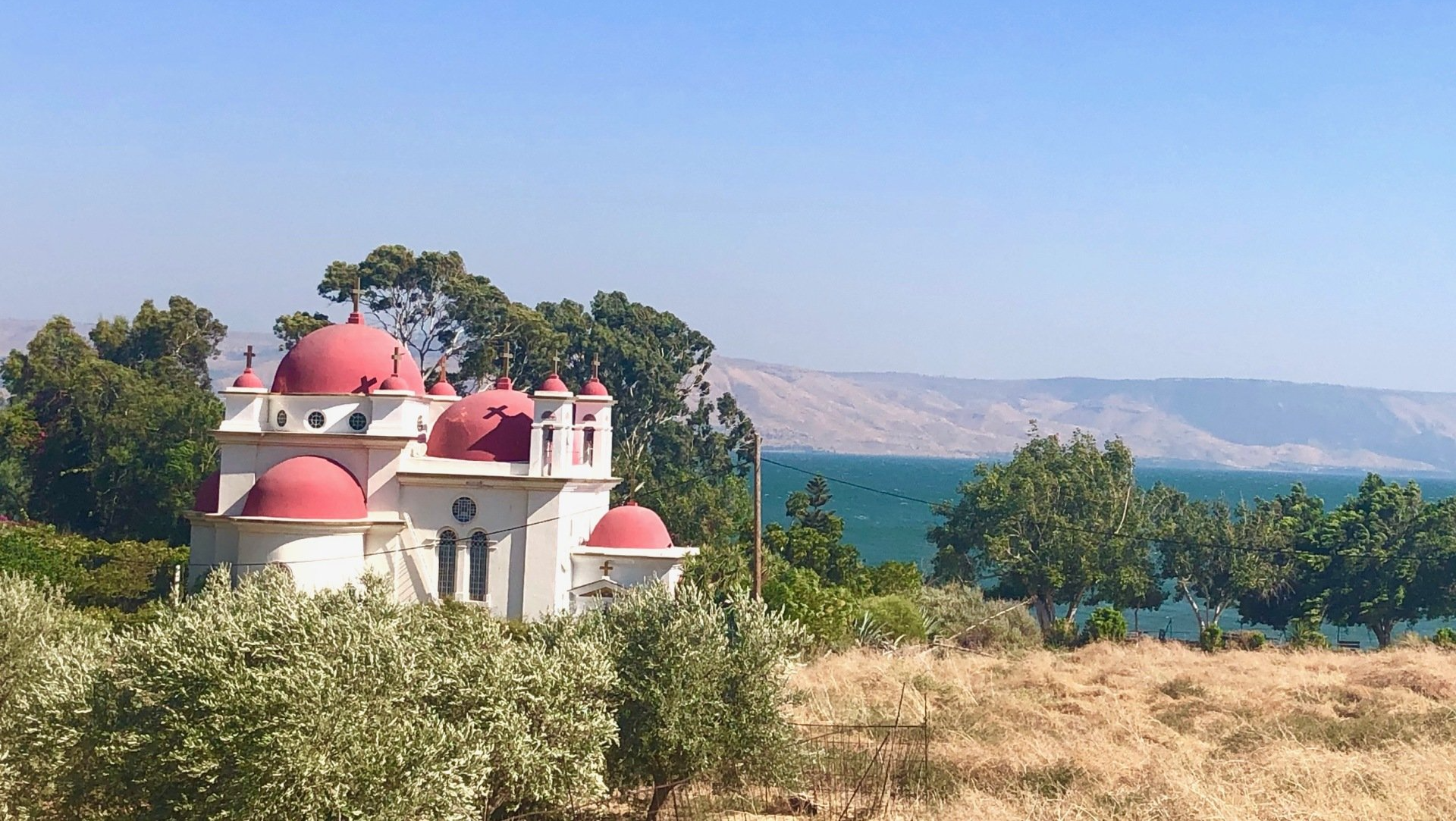 Capharnaum église orthodoxe Mer de Galilée