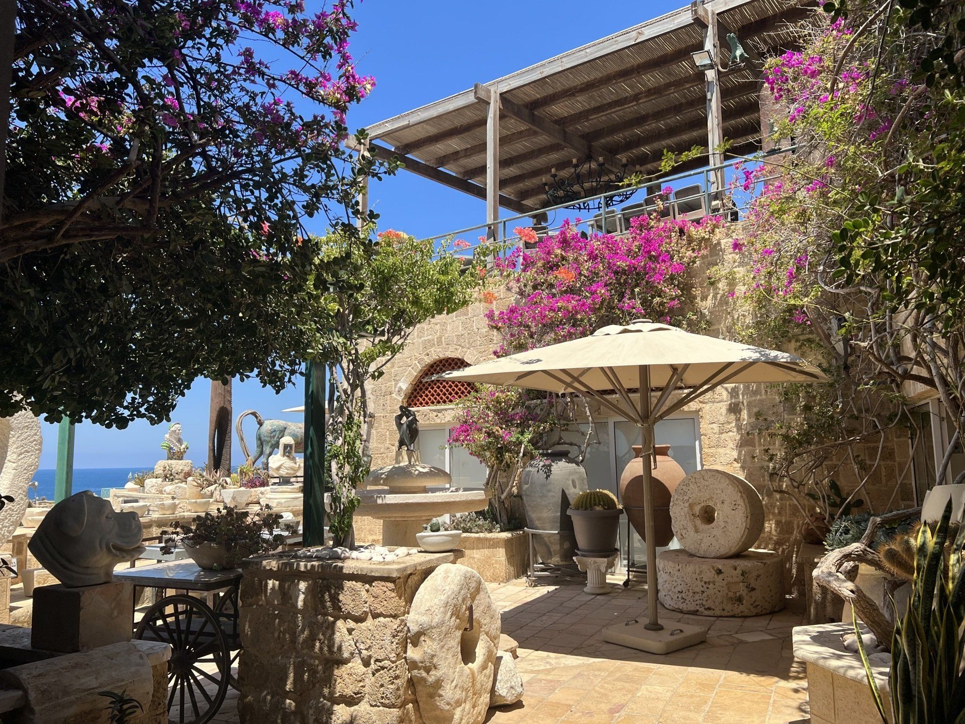 Musée Ilana Goor Jaffa Toit terrasse