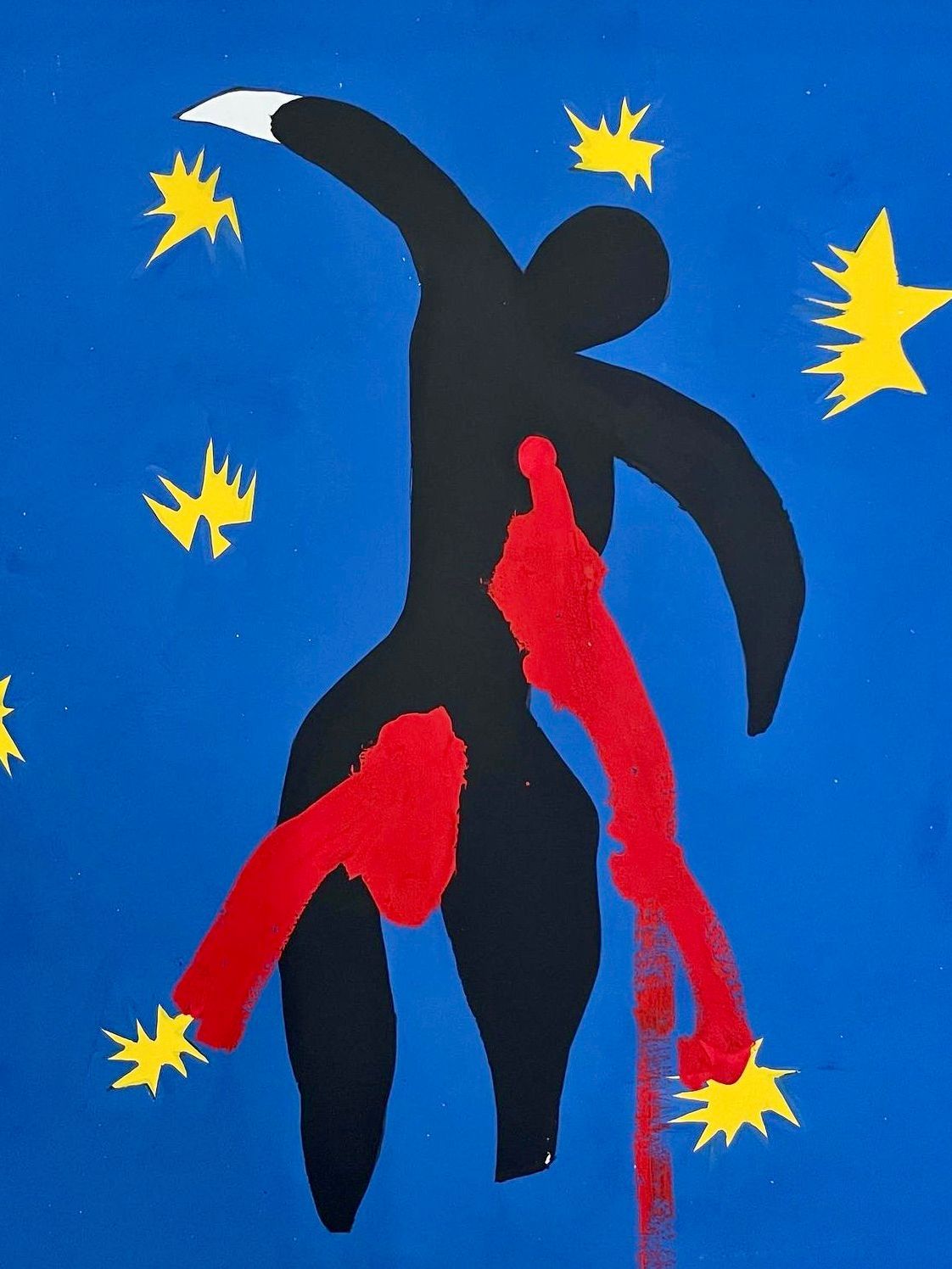 Keren Shpilsher, artiste peintre israélienne, Dessin inspiré par Jazz de Henri Matisse (1947)