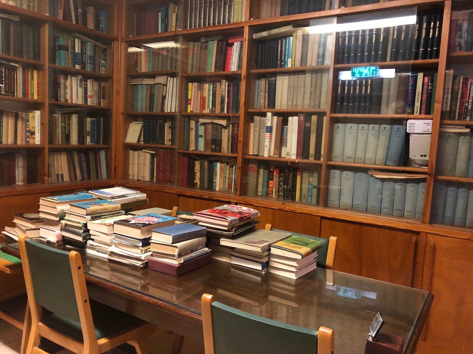 Le bureau de Ben Gourion dans sa maison à Sde Boker Néguev Israël