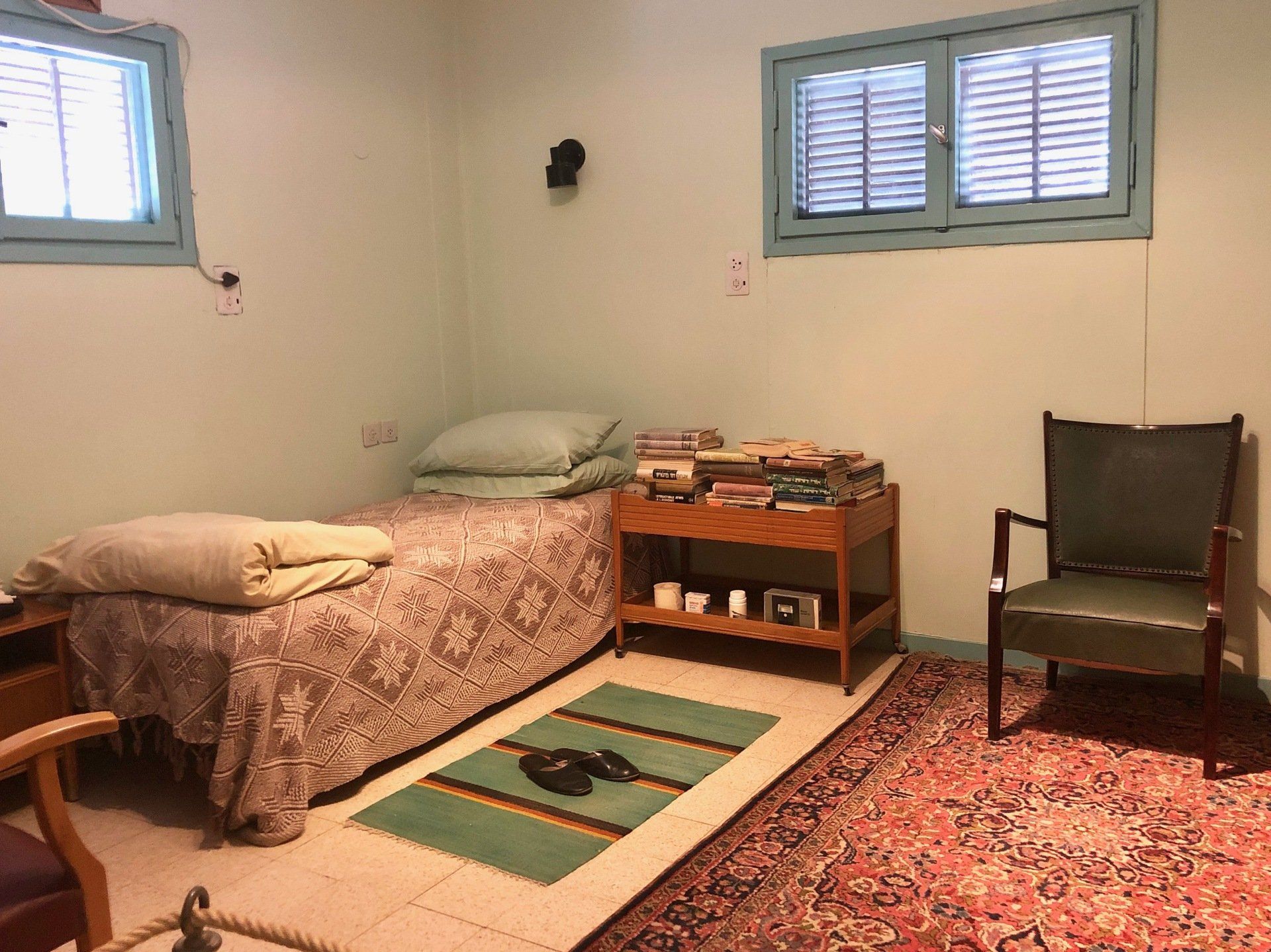 La chambre de Ben Gourion dans sa maison à Sde Boker Néguev Israël